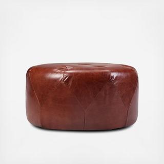 Freeman Leather Medium Ottoman
