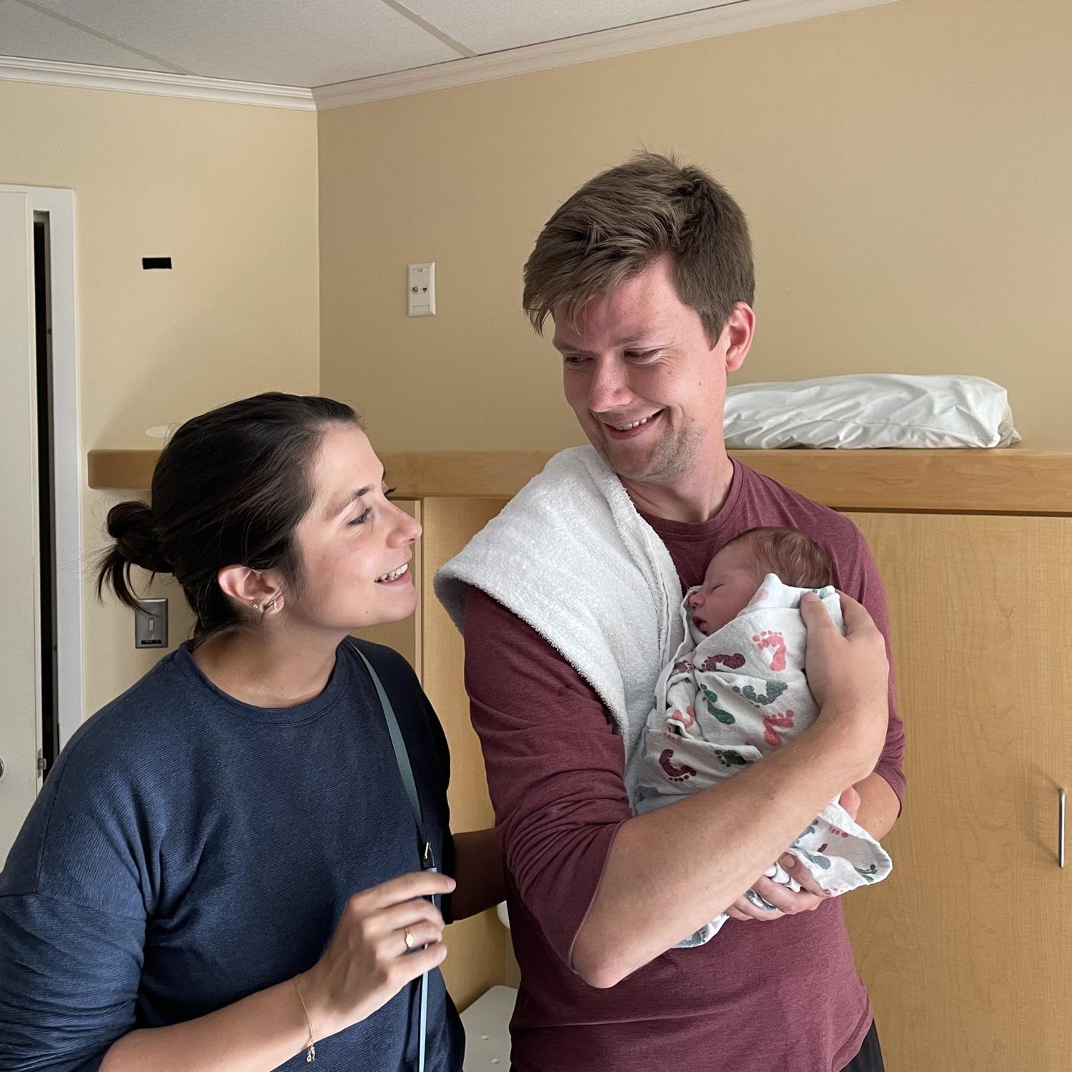 Meeting nephew Leo!