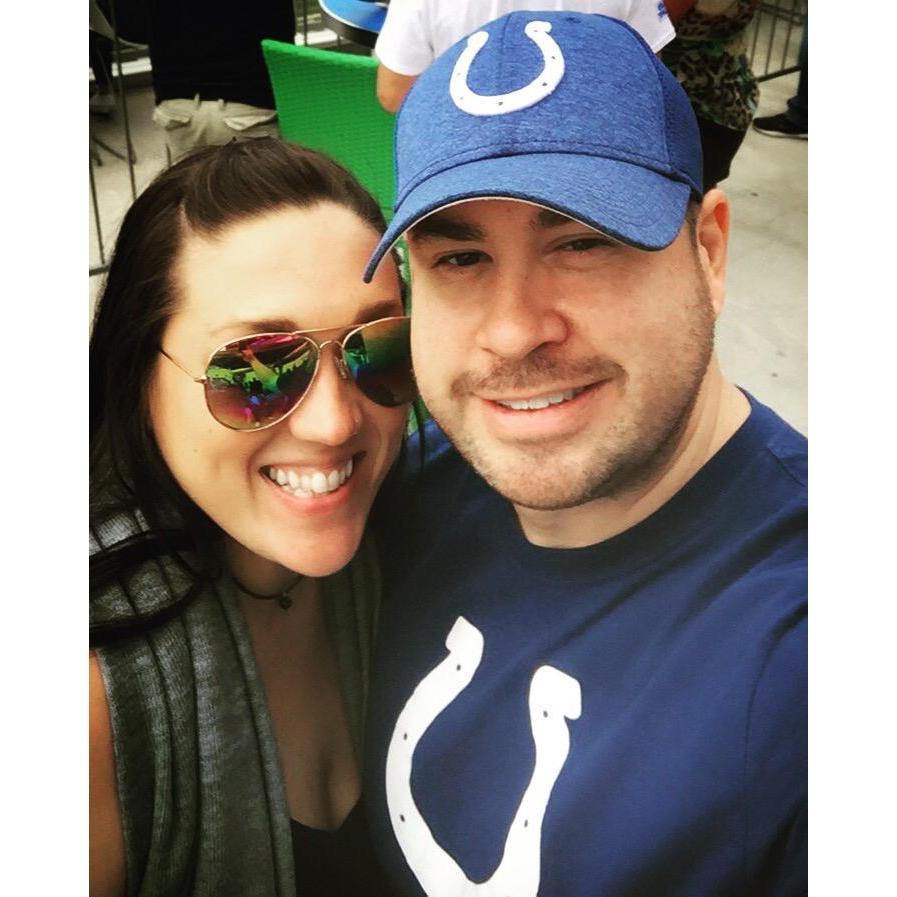 Our first pic together! Also the first Jags/Colts game we went to. Annnd the first time I met his group of friends. A lot of firsts that day.