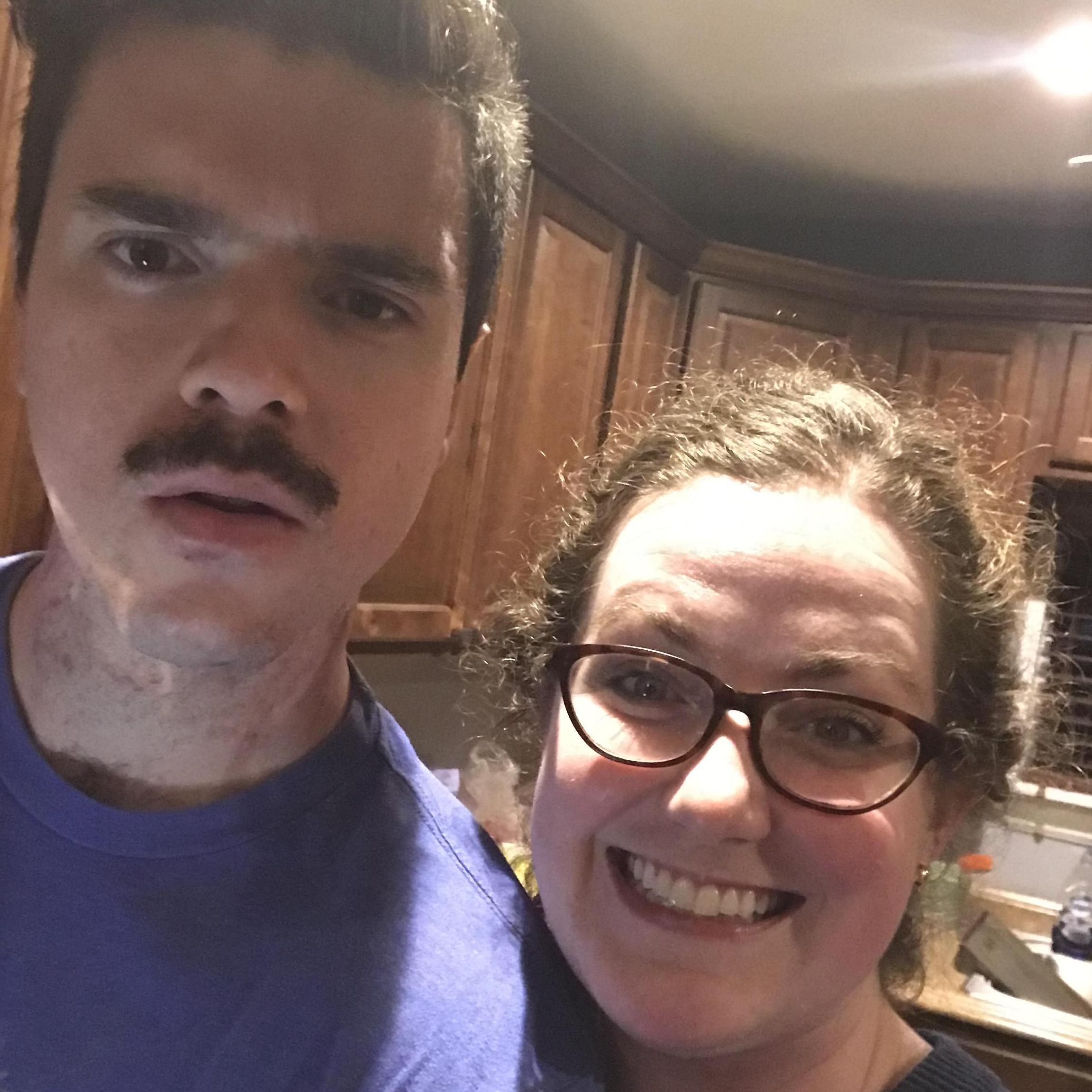 Documenting Conor's controversial mustache, December 2019