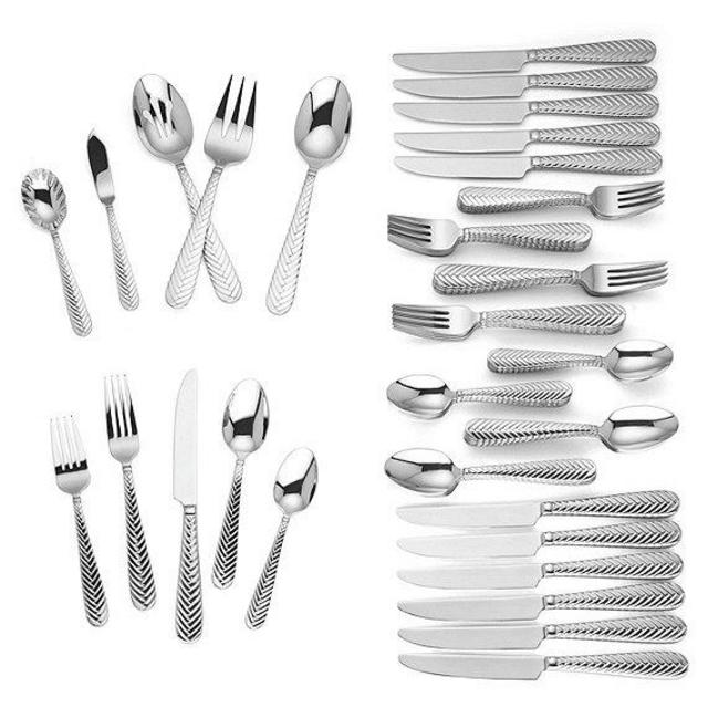 Reed & Barton Tennyson 65-Piece Stainless Steel Flatware