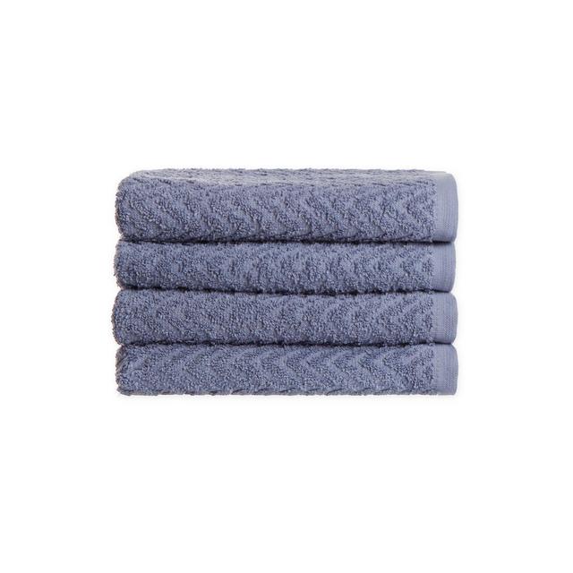 Simply Essential™ Cotton 4-Piece Hand Towel Set in Tempest Grey