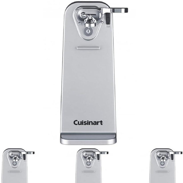 Cuisinart CCO-55 Deluxe,Chrome Electric Can Opener,Silver,(Pack of 4)