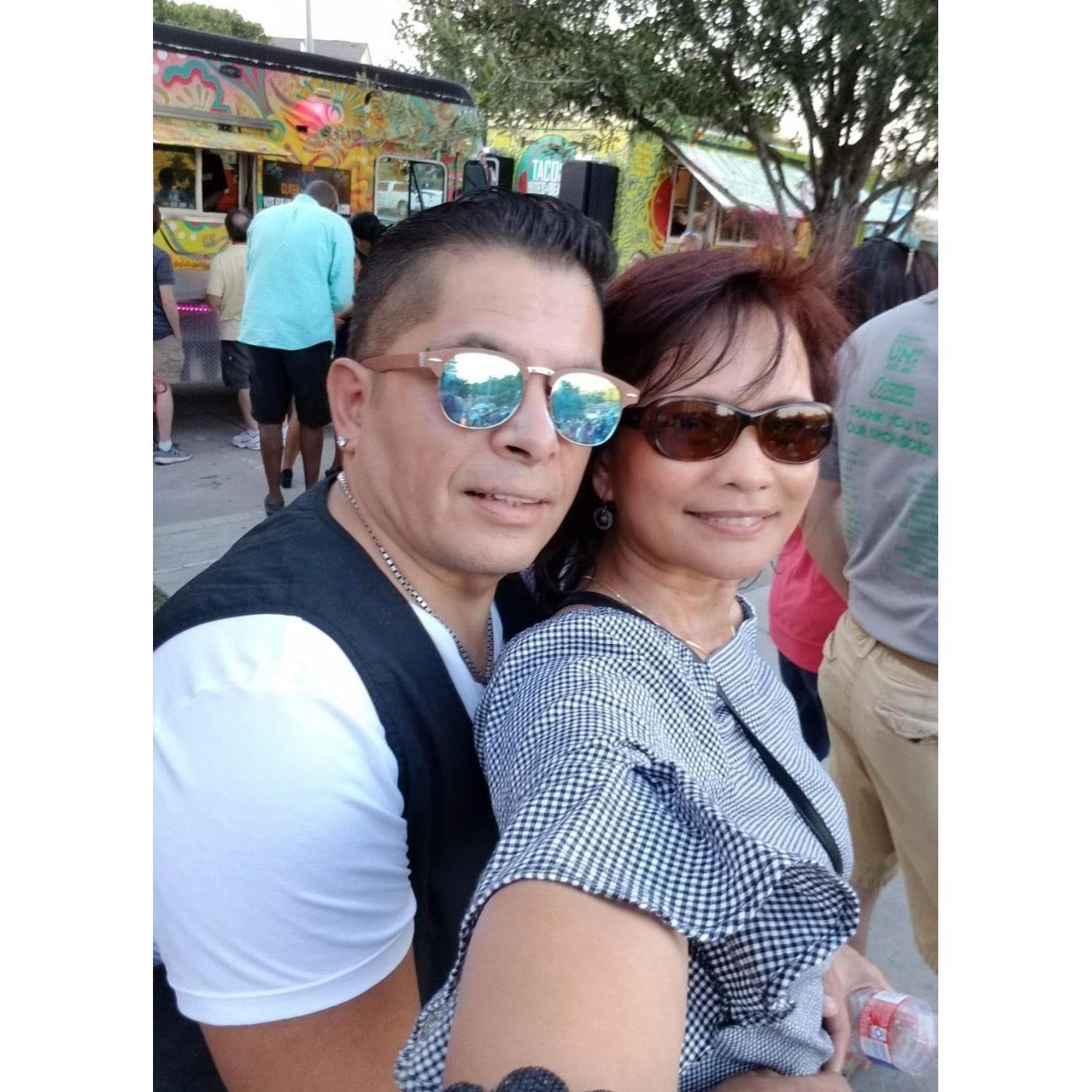 Our unforgettable first date....