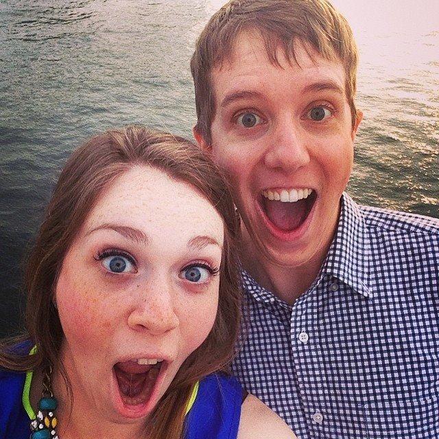 Boston Harbor cruise during college senior week!