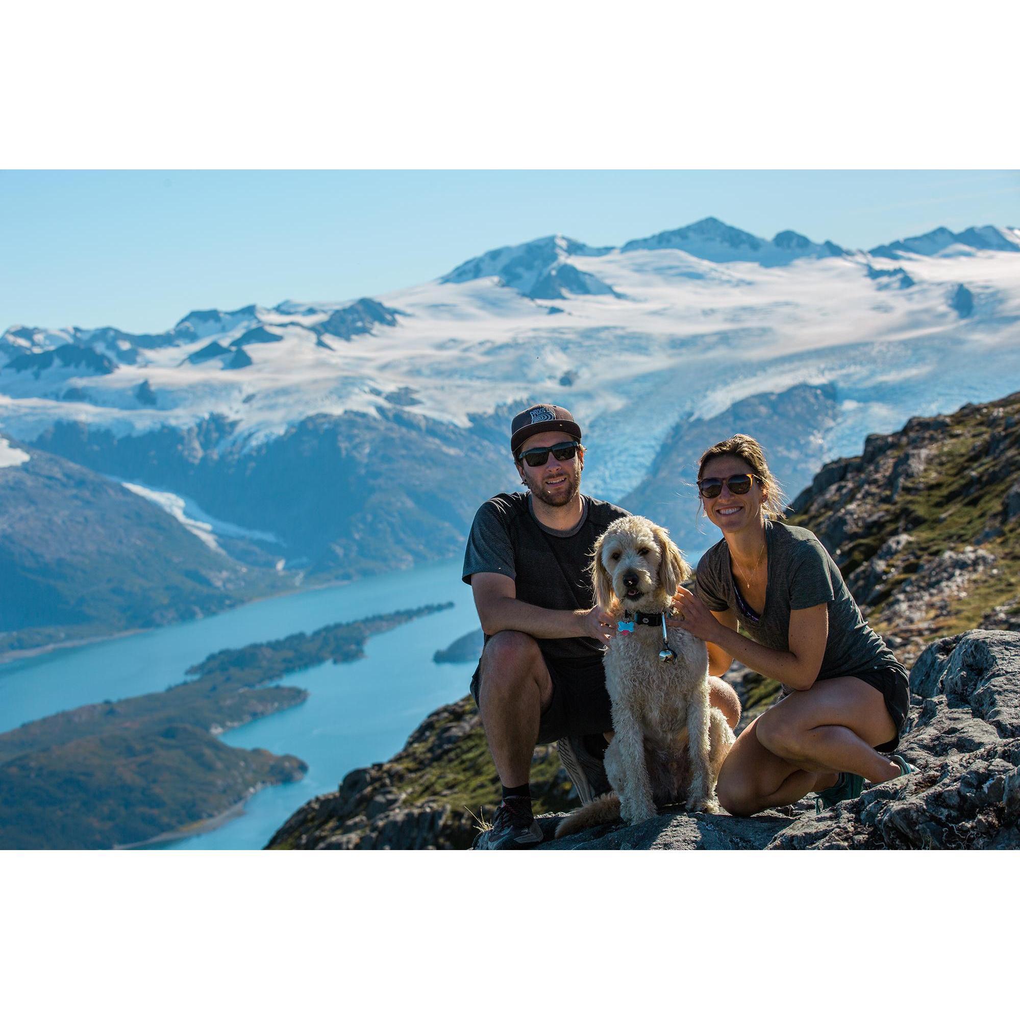 Hike this past summer out of Whittier (40 min drive from ANC) to Blackstone Bay Vista. Rad views of glaciers and bays of the Prince William Sound.
