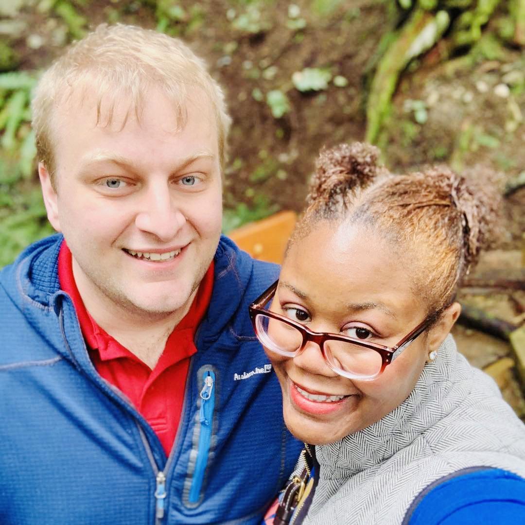 On the Lynn Canyon Suspension Bridge, in Vancouver, British Columbia!
