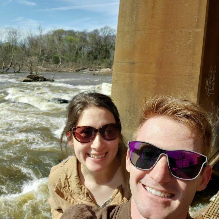 A trail along Richmond, VA's James River