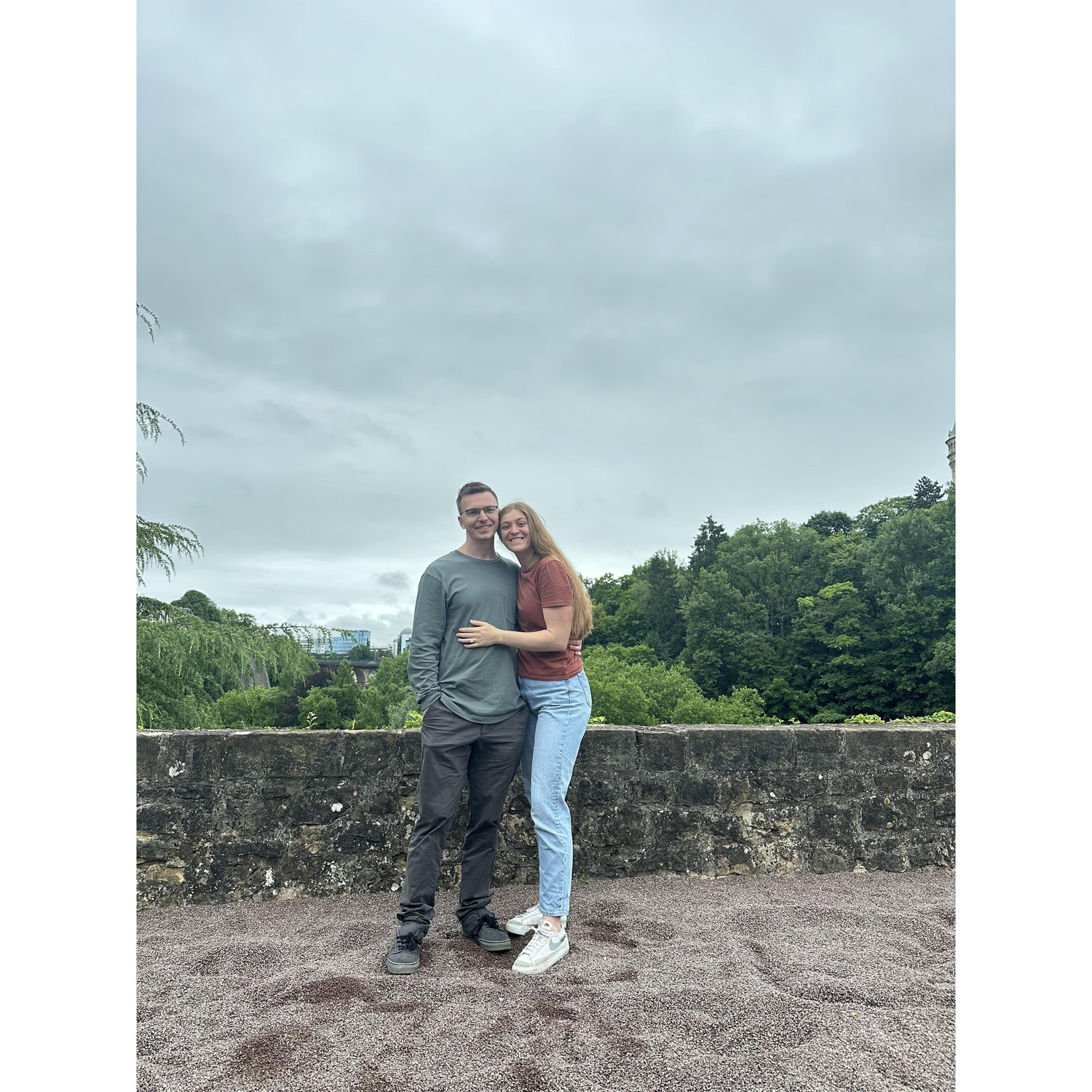 The spot we got engaged in Luxembourg, Luxembourg! (June, 2025)