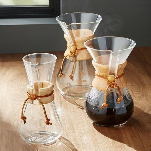 Chemex 6-Cup Coffeemaker with Wood Collar