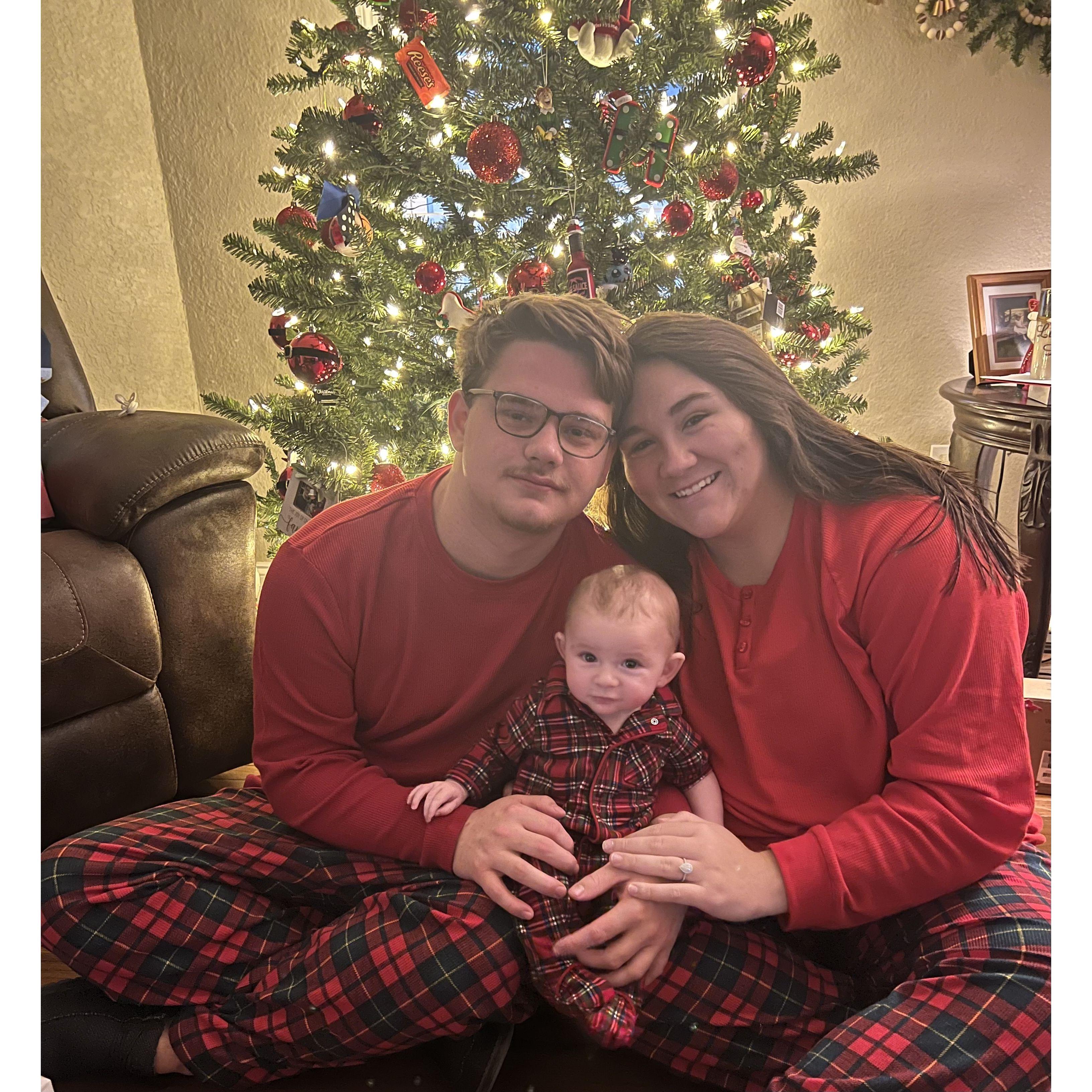 Our 1st Family of three Christmas