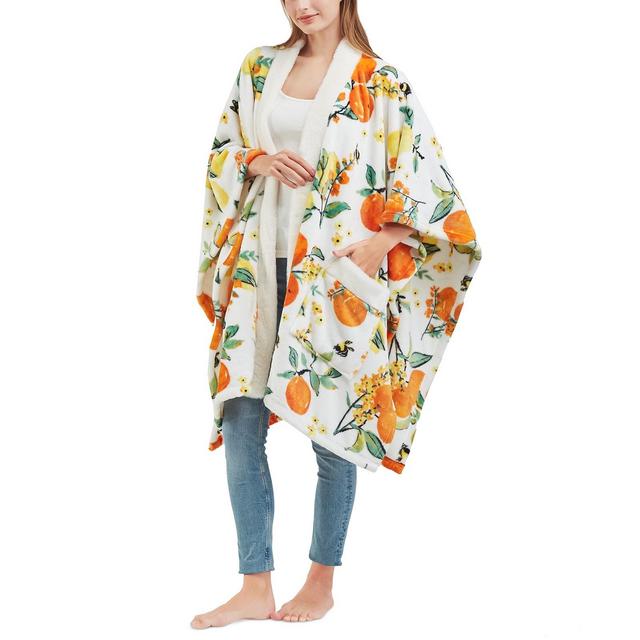 Premier Comfort Cozy Plush Printed Wrap, 50" x 70", Created for Macy's