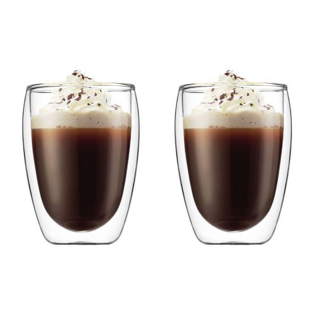 Bodum Pavina 12oz Double Walled Drinking Glasses, Set of 2