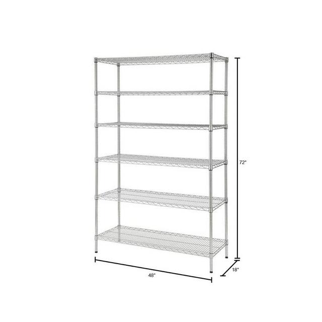 Home Depot 6 Tier Wire Shelving Unit