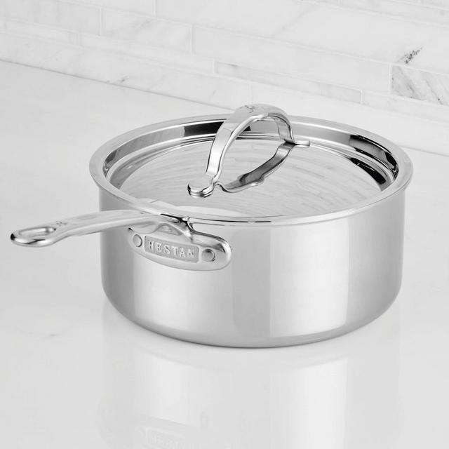Hestan ProBond Luxe Professional Clad Stainless-Steel Saucepan, 3-Qt.
