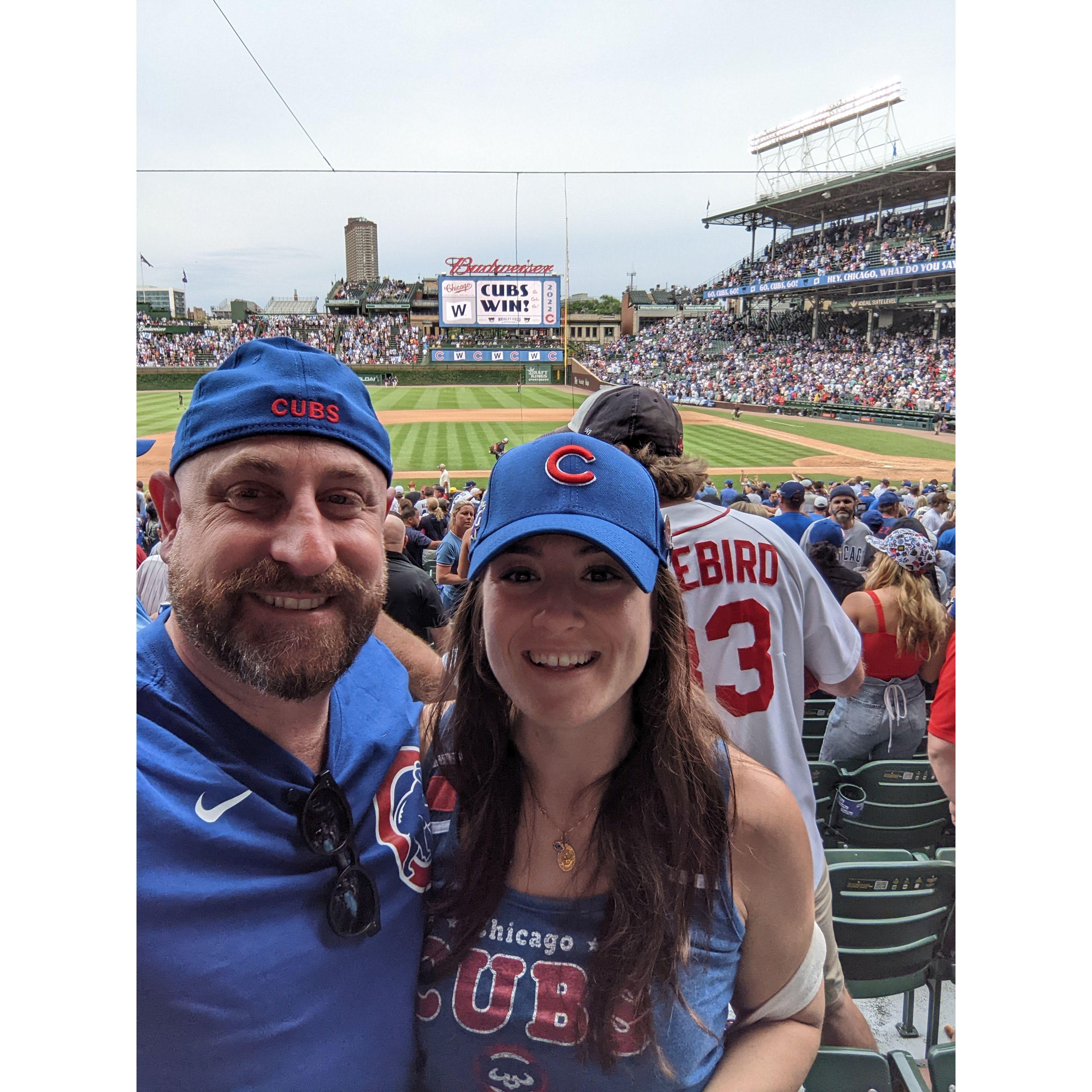 Chanted 'Hey Batter Batter' at Wrigley Field