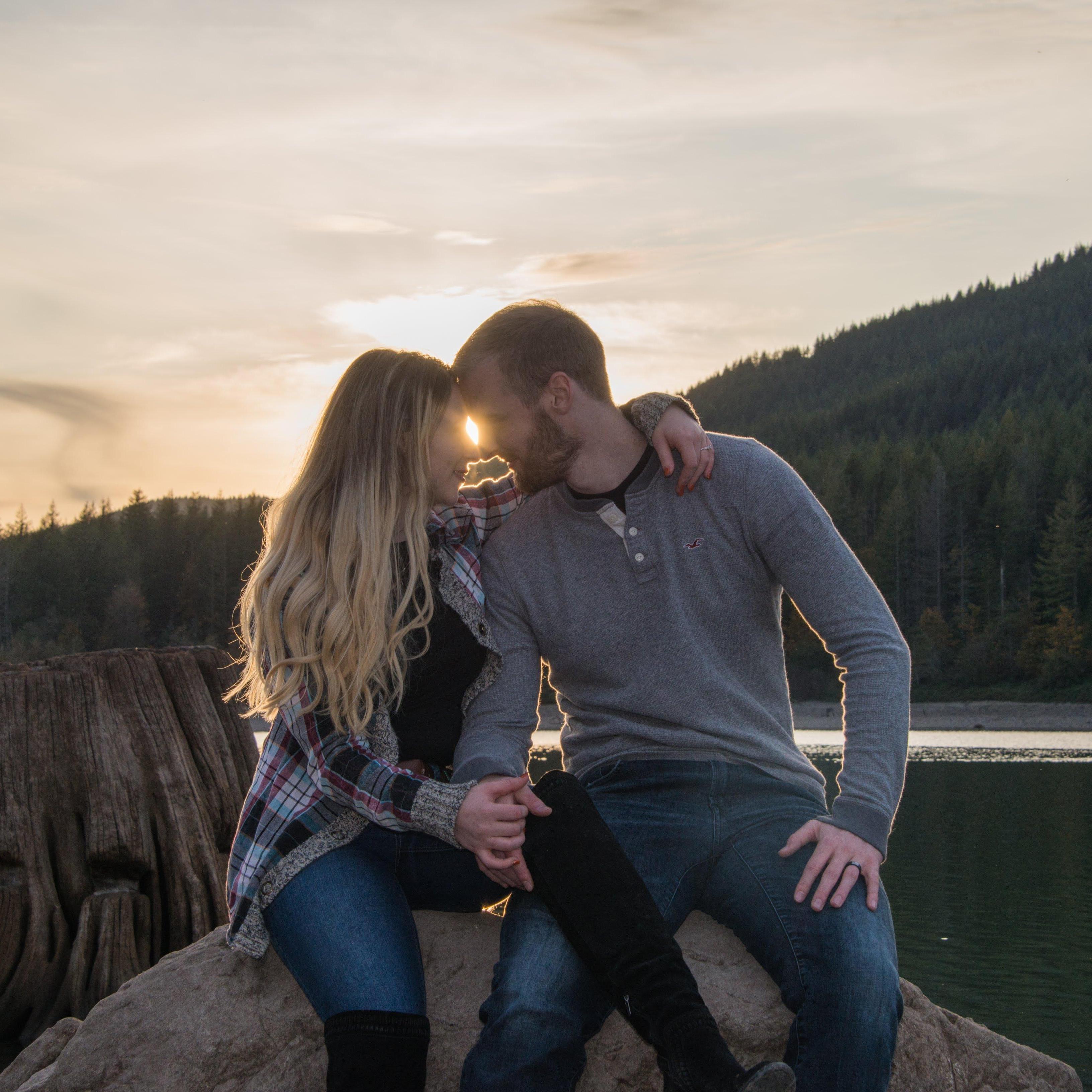Engagement photo shoot with Cheri Jensen