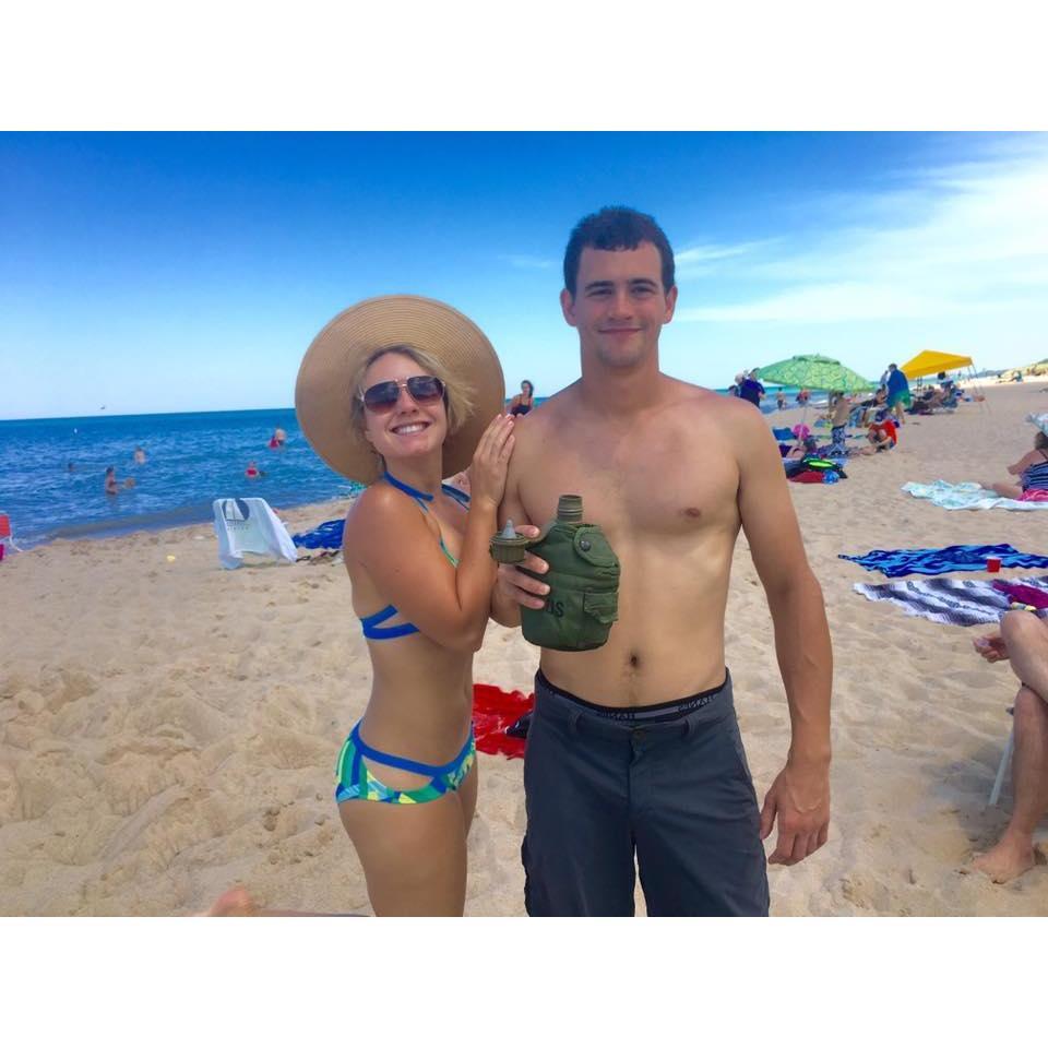 Dane showed Marne that one of the best beaches in the country is in Indiana, right down the road from where his Grandma Suzie lives!