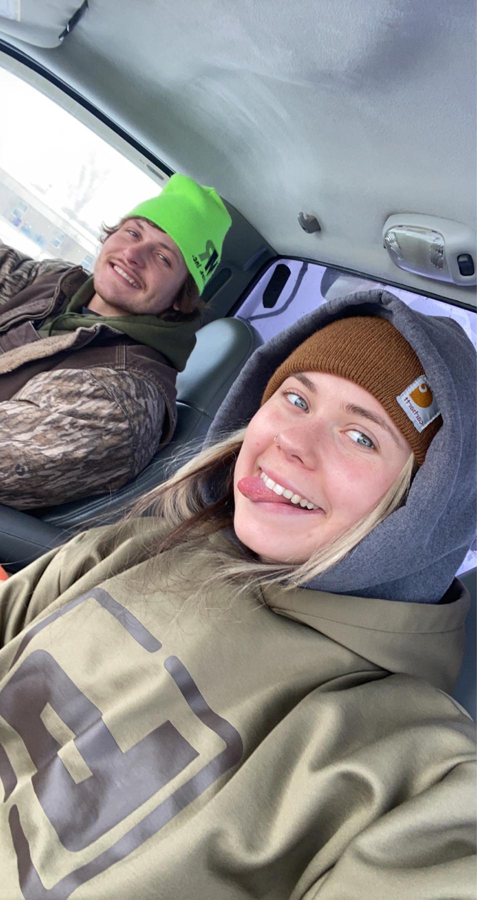 Only a few weeks of dating and we were snowed in together