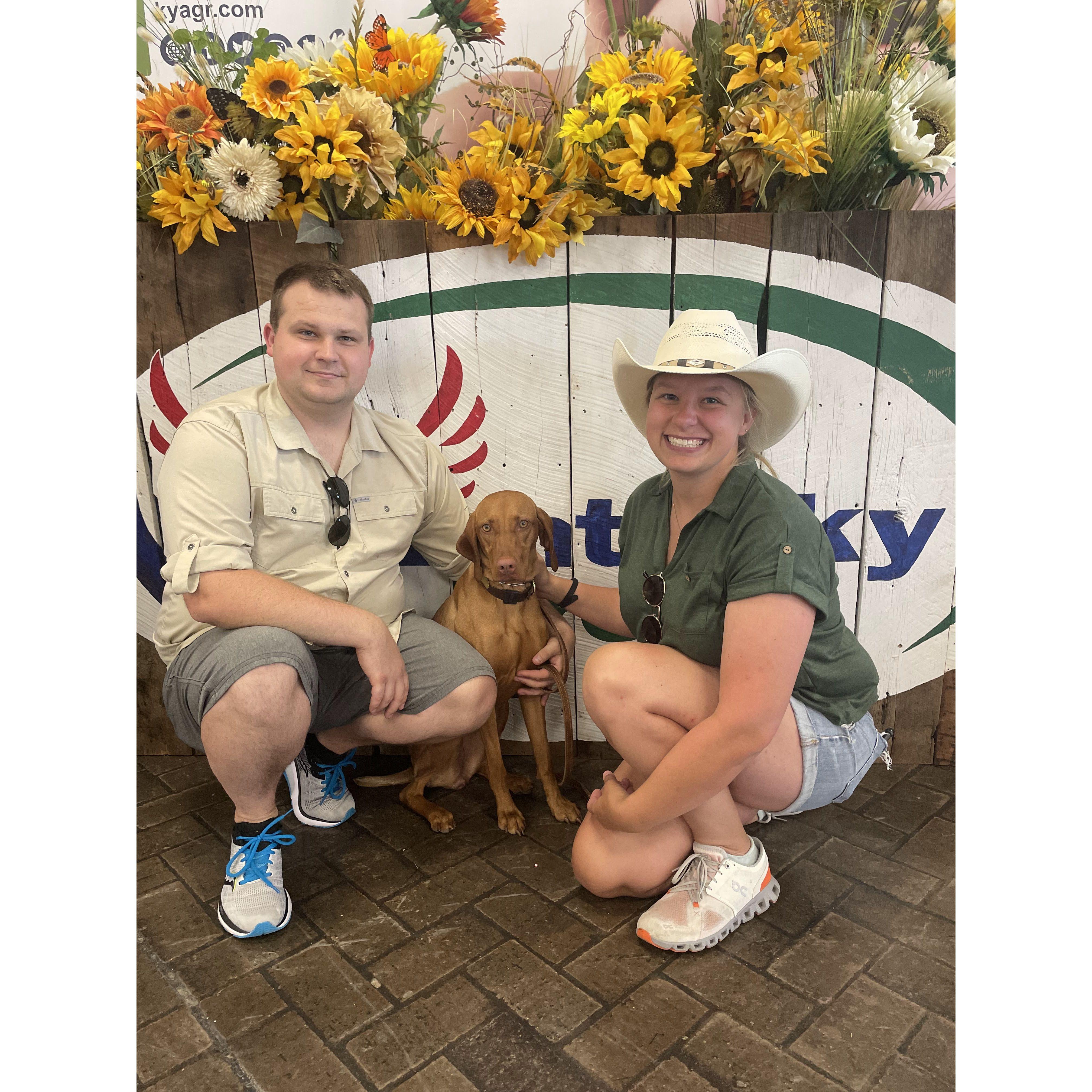 Tilly's 1st brithday at the Kentucky State Fair