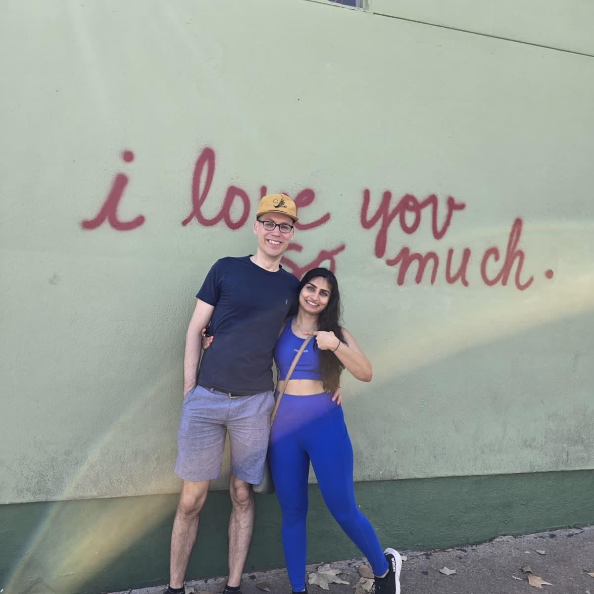 Not the first time we said 'I love you' to one another