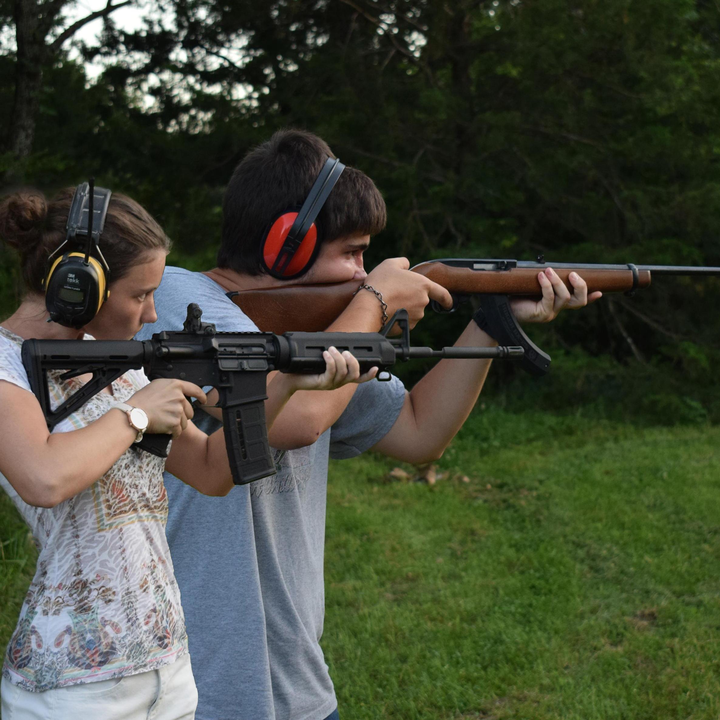 My first time shooting rifles - July 12, 2017
