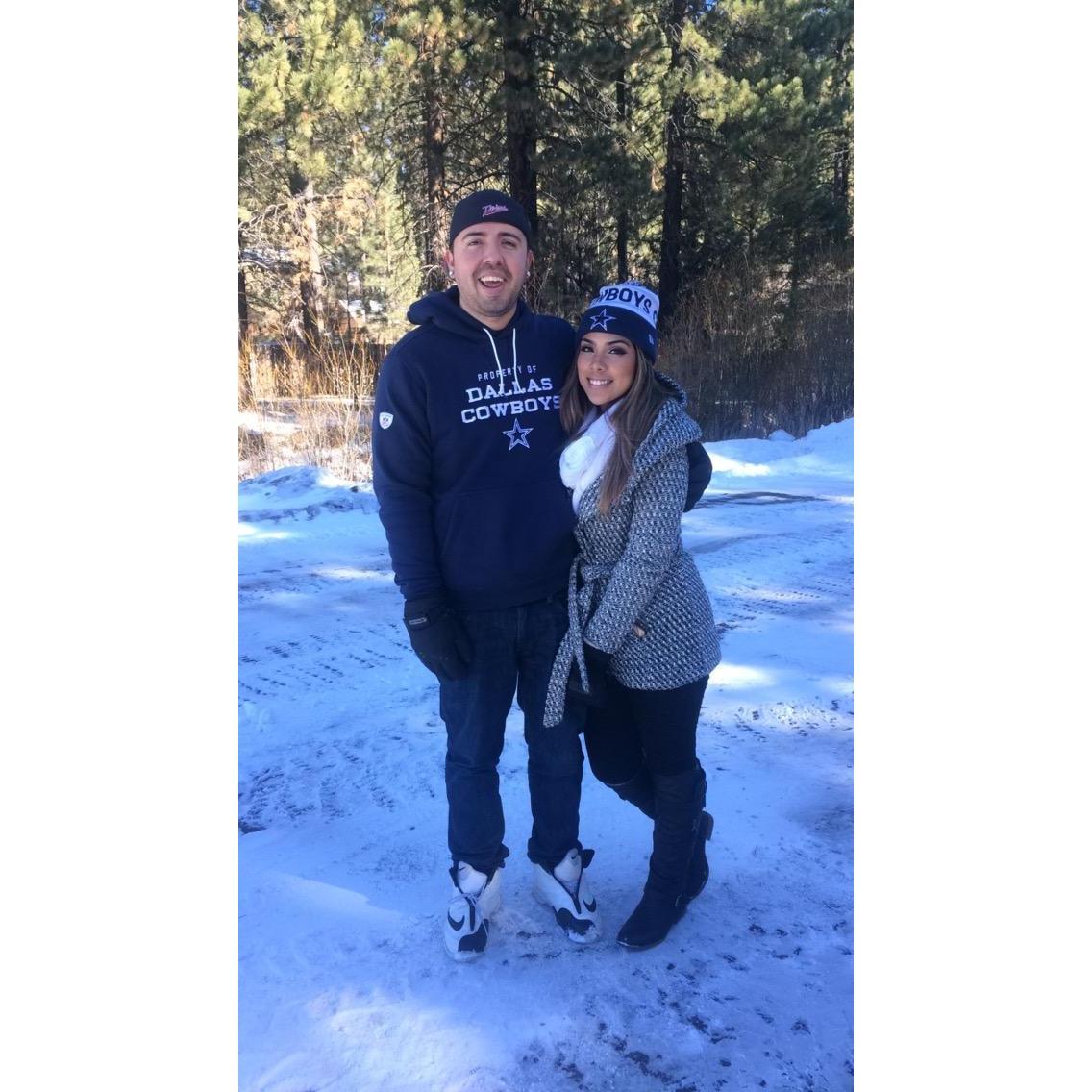 First trip to the snow for me (Yanira) - Big Bear 2015
