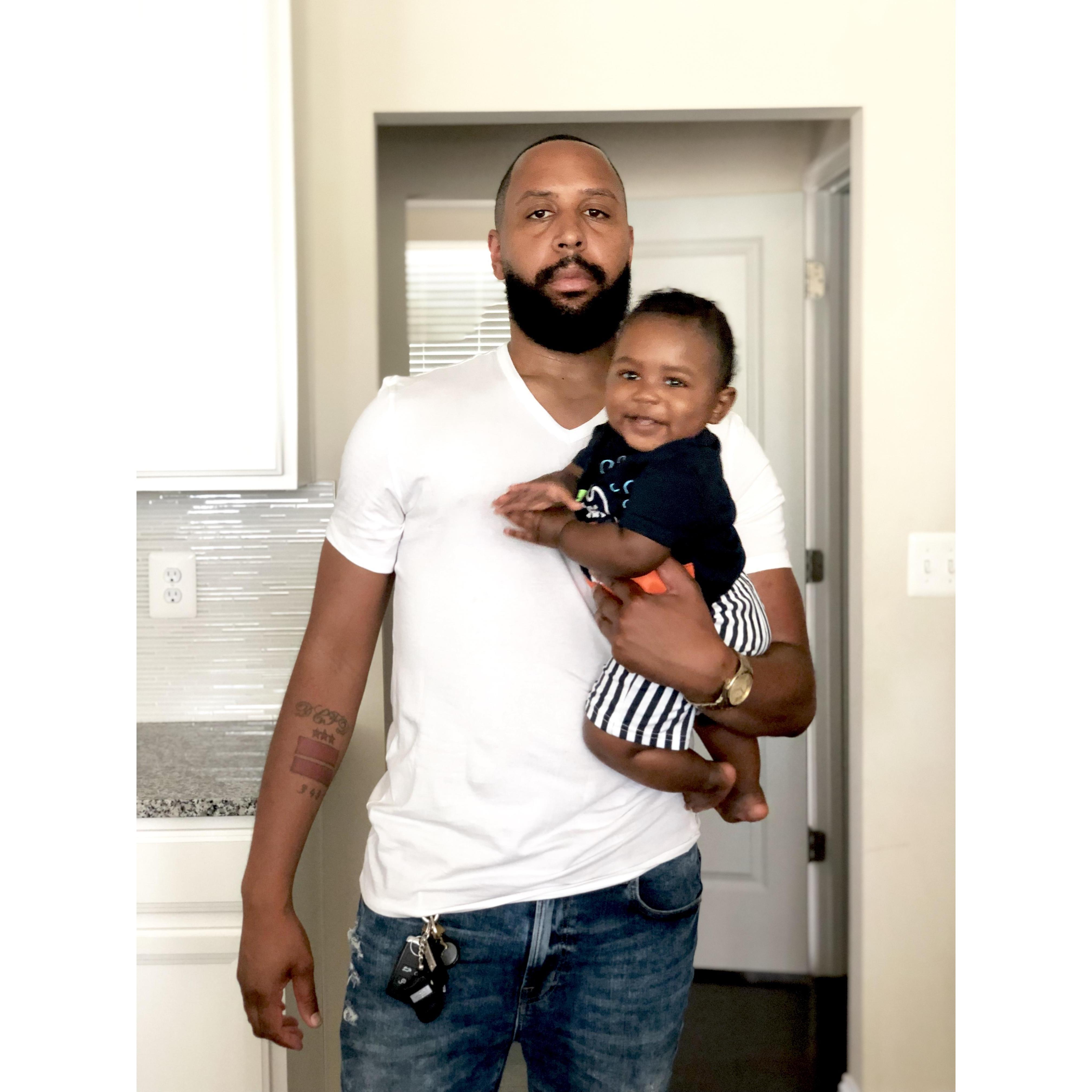Dezi and the baby boy!