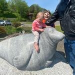 Andre The Seal Statue