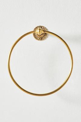 Ida Heritage Brass Towel Ring