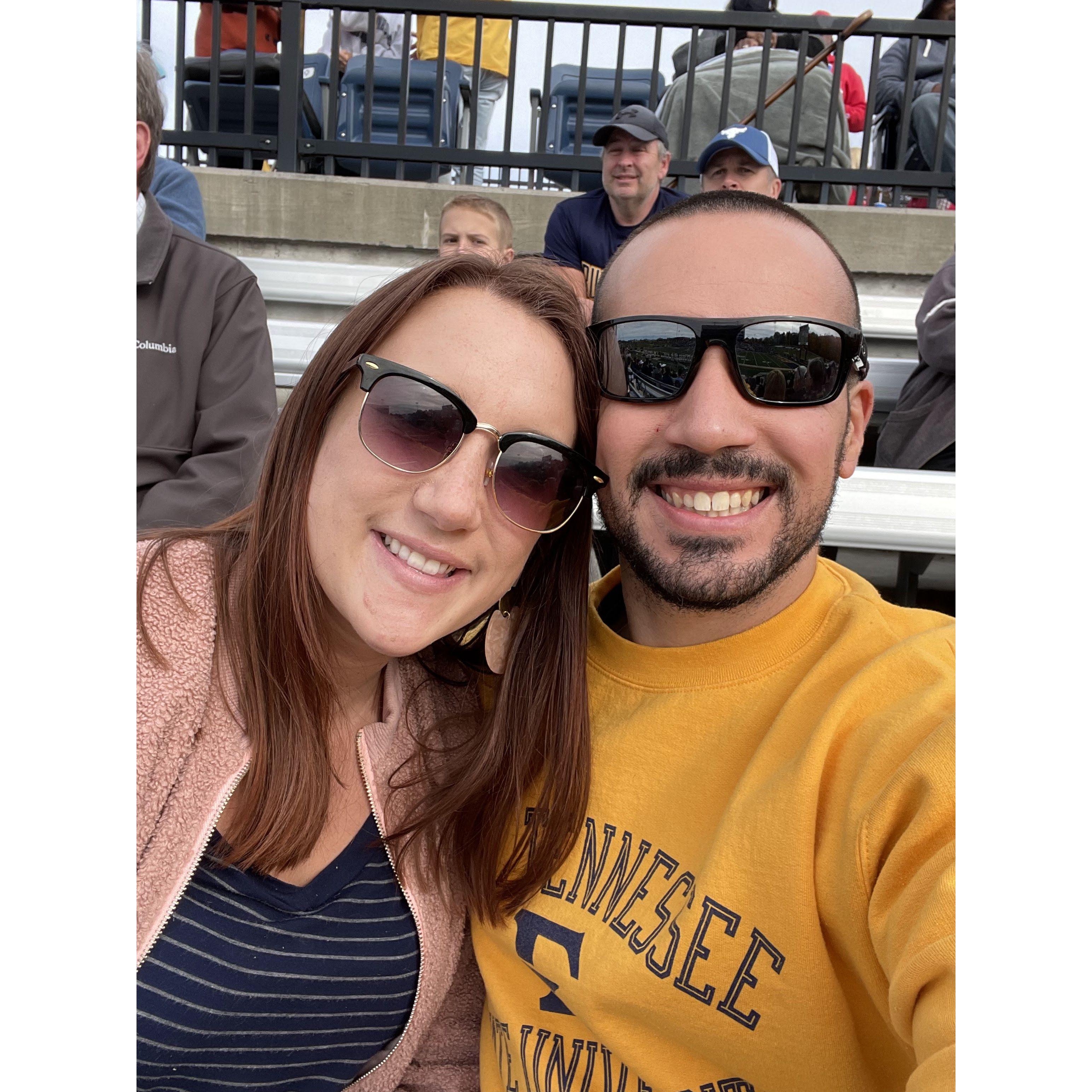 As we continued to get to know each other, the most ironic similarity of all between us was how neither of us were from Johnson City, but we both came to ETSU for our Master's Degrees...