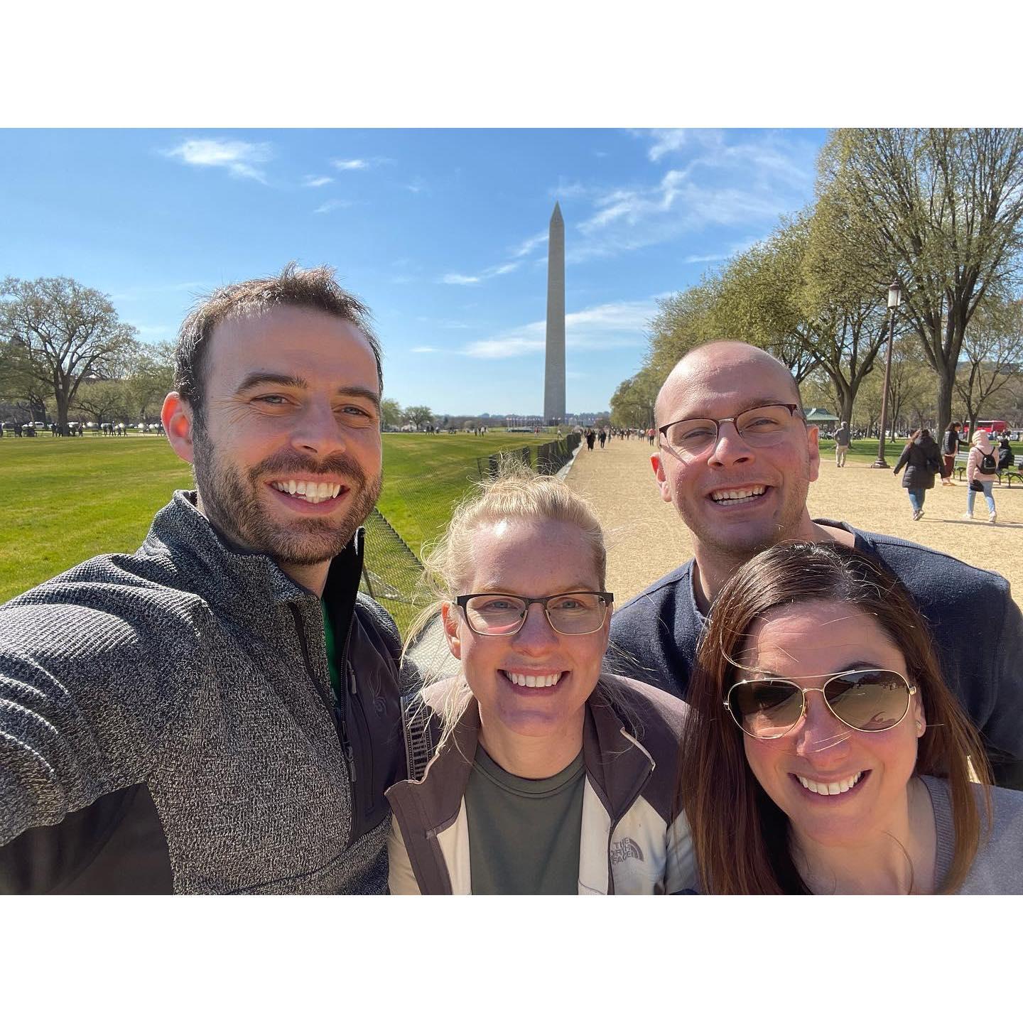 Washington D.C. visitng Zack and Meredith!