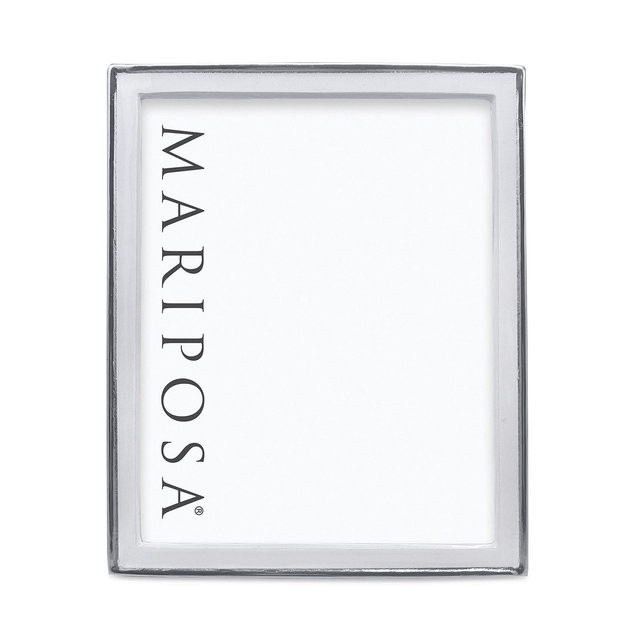 Mariposa Signature White 8" x 10" Picture Frame