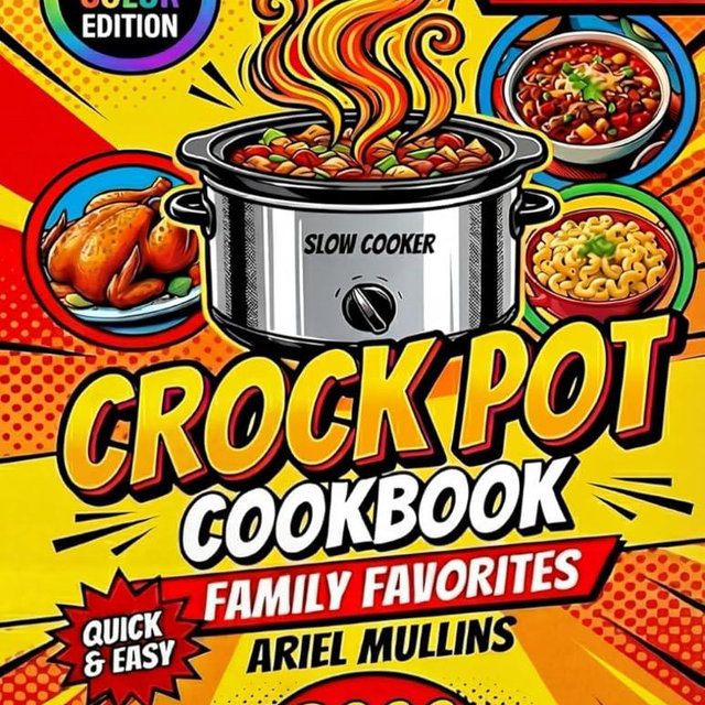 CROCKPOT FAMILY FAVORITES | Step-by-Step Slow Cooker Recipes for Families: Quick Easy Meals for Beginners — Tasty Dishes with Full-Color Pictures!