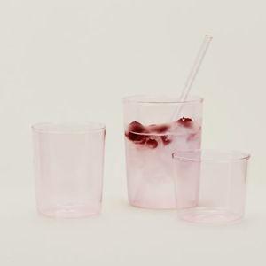 Hawkins New York Essential Glass Cups, Pink / Set of 4