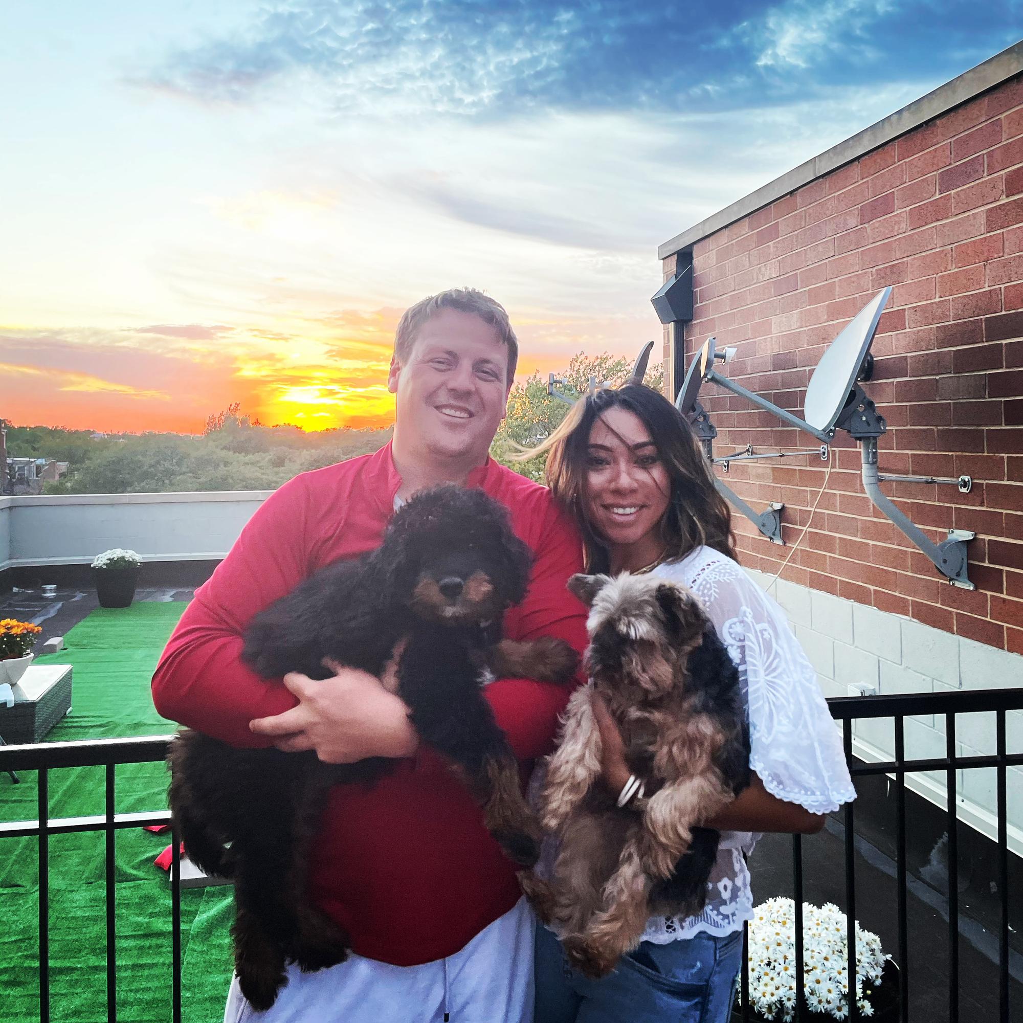 First family photo with Winston!