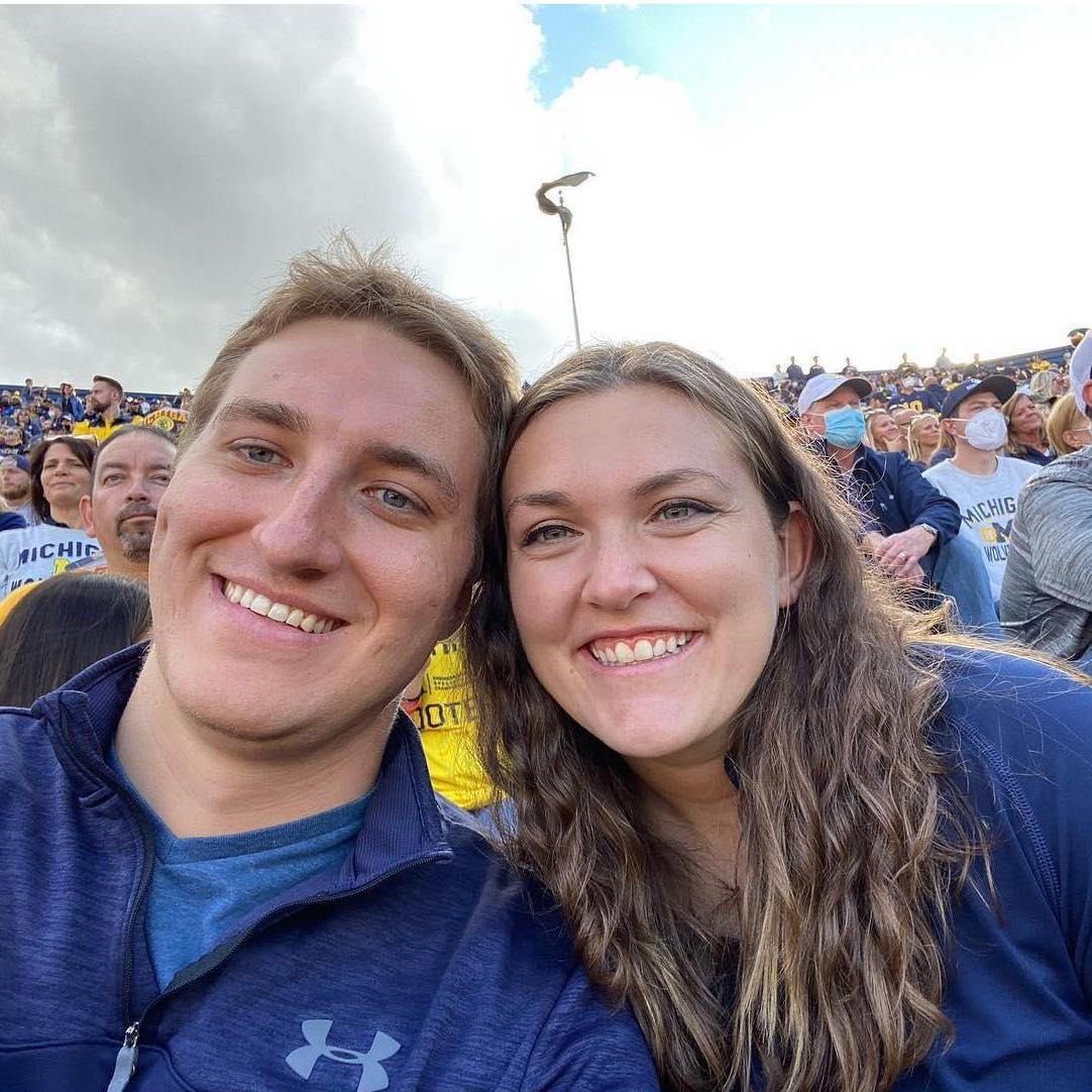 Jon's first trip to "The Big House" Go Blue!