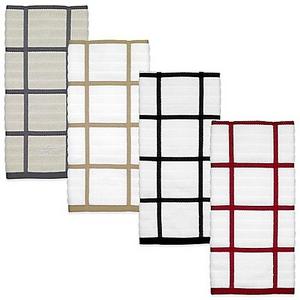 All-Clad Plaid Kitchen Towel in Sage