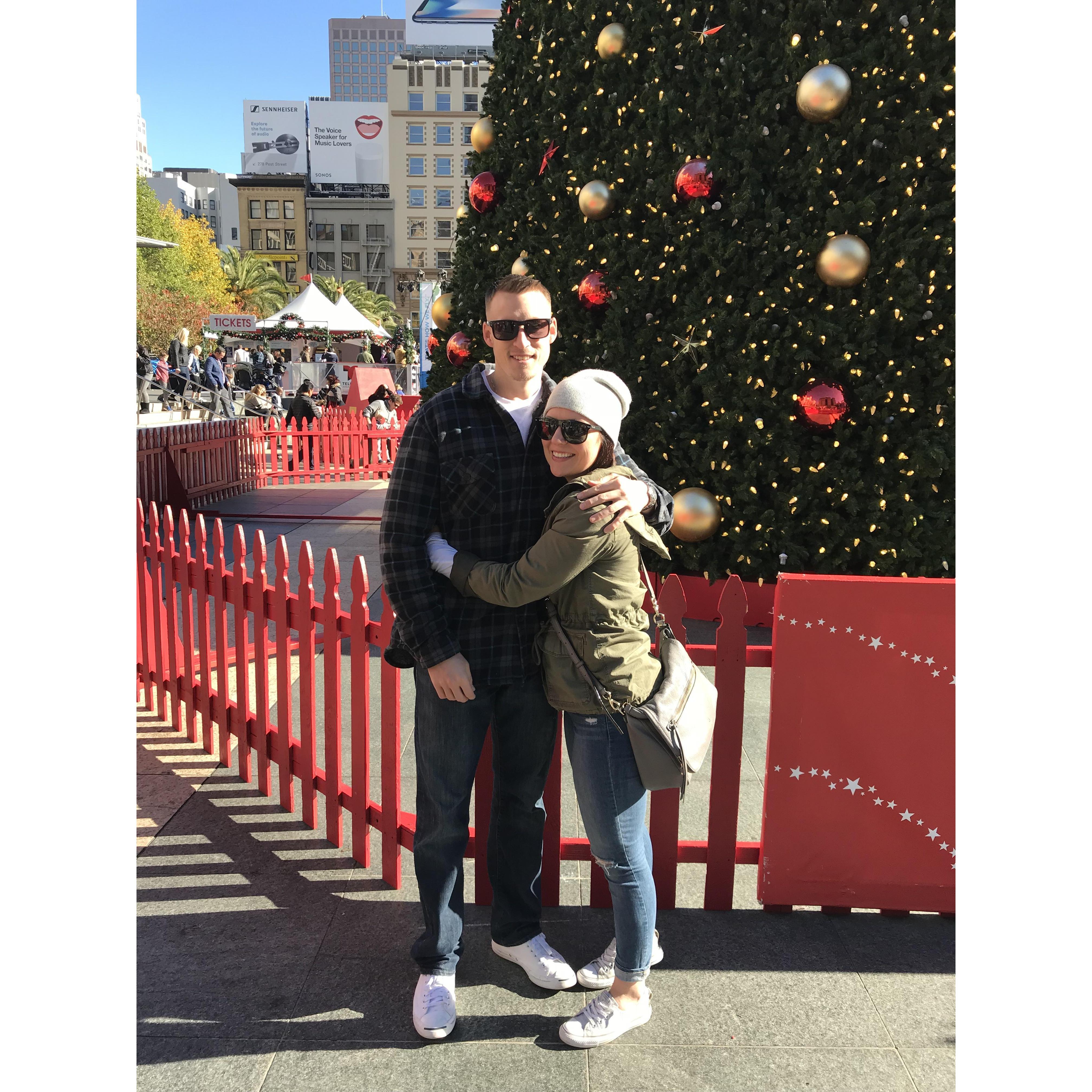 Christmas Shopping in Union Square