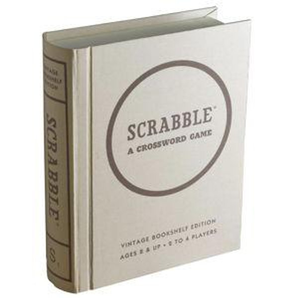 WS Game Company Scrabble Vintage Bookshelf Edition