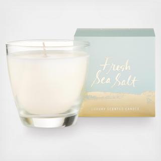 Fresh Sea Salt Demi Boxed Glass Candle
