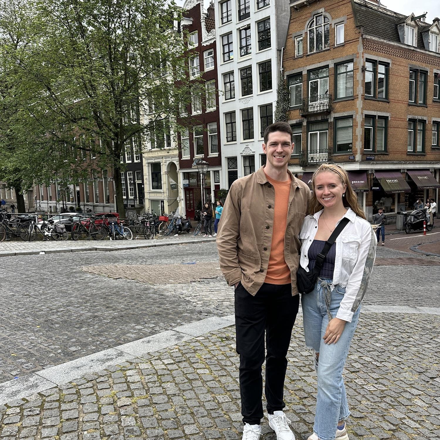 Alex's fist time in Europe! Amsterdam