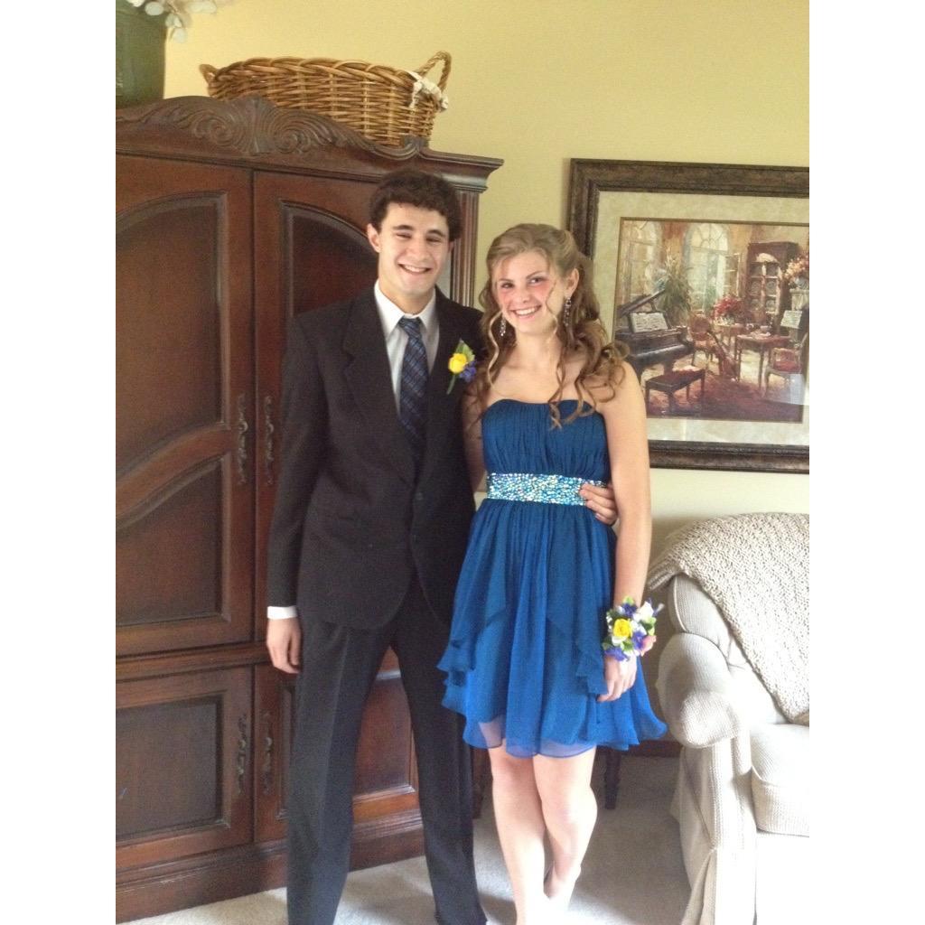 Circa 2012. Homecoming Ian's senior year and Allison's sophomore year of high school.