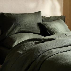 Linen Duvet Cover Set - Pine, Cali King