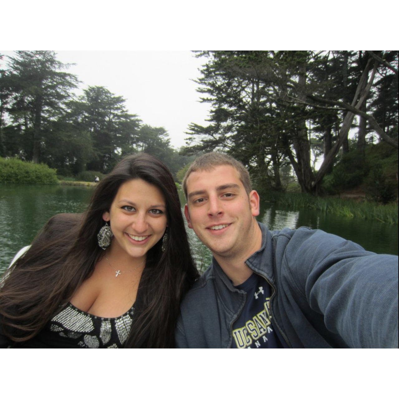 Paddle-boating in Golden Gate Park.