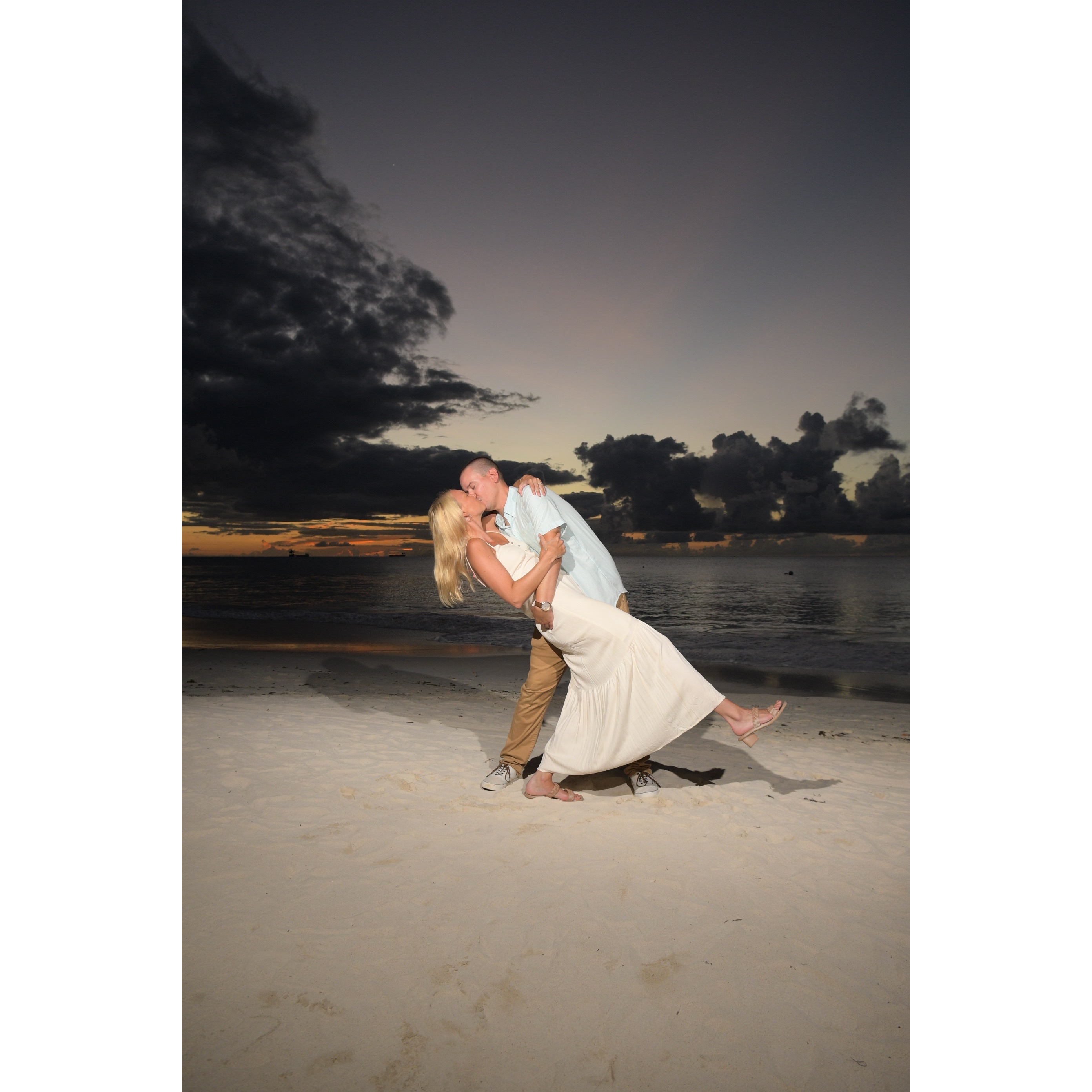 Celebrating our engagement in Antigua