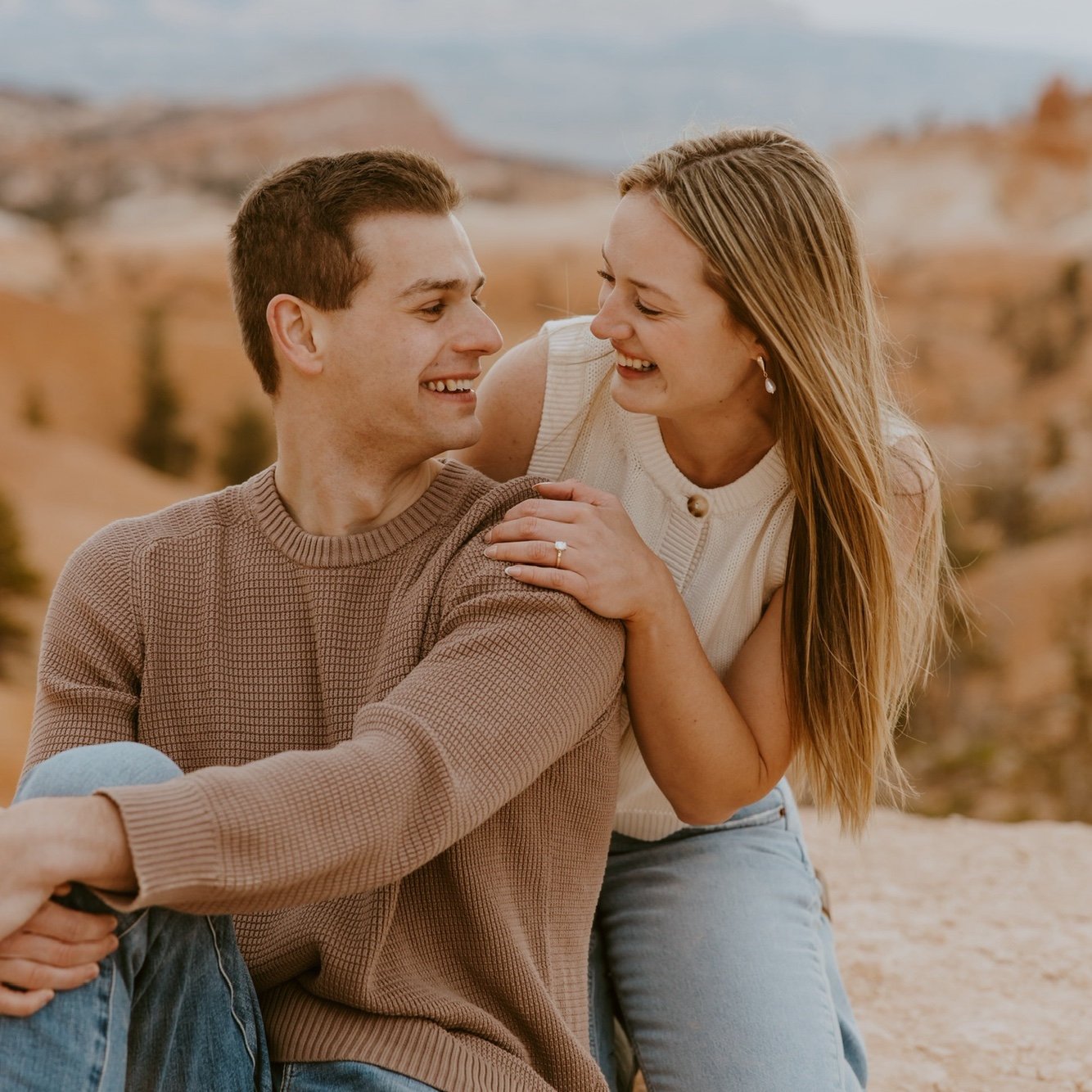 We did our engagement pictures at Bryce Canyon National Park during the sunrise.