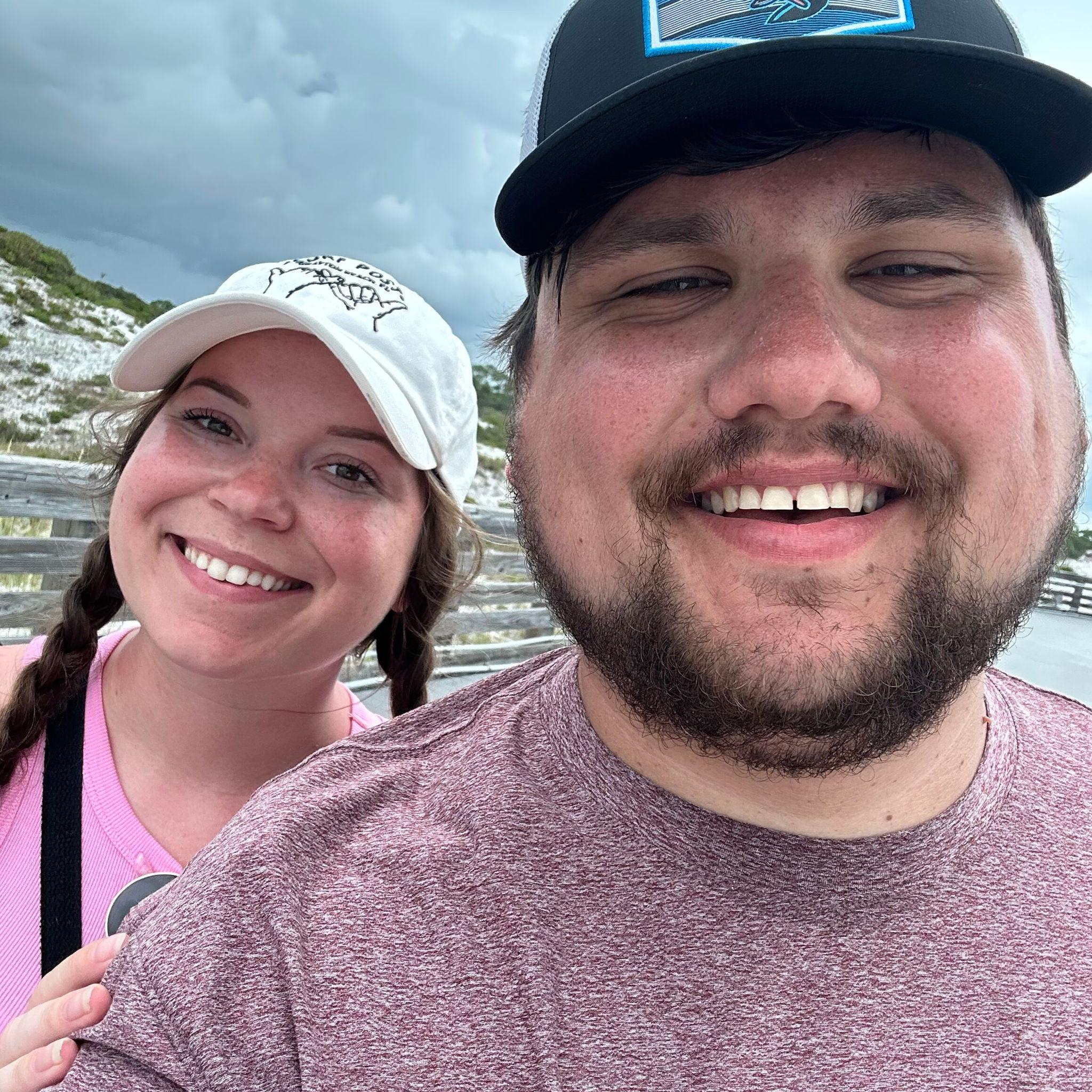 Smiling at all the rain coming our way