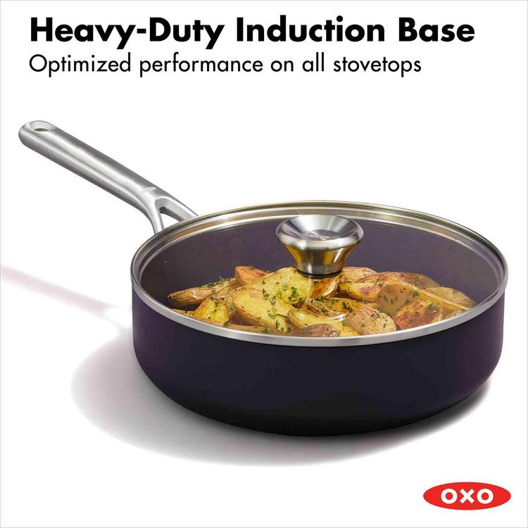 OXO Ceramic Professional Non-Stick 3-Quart Saute Pan with Lid, Dillard's