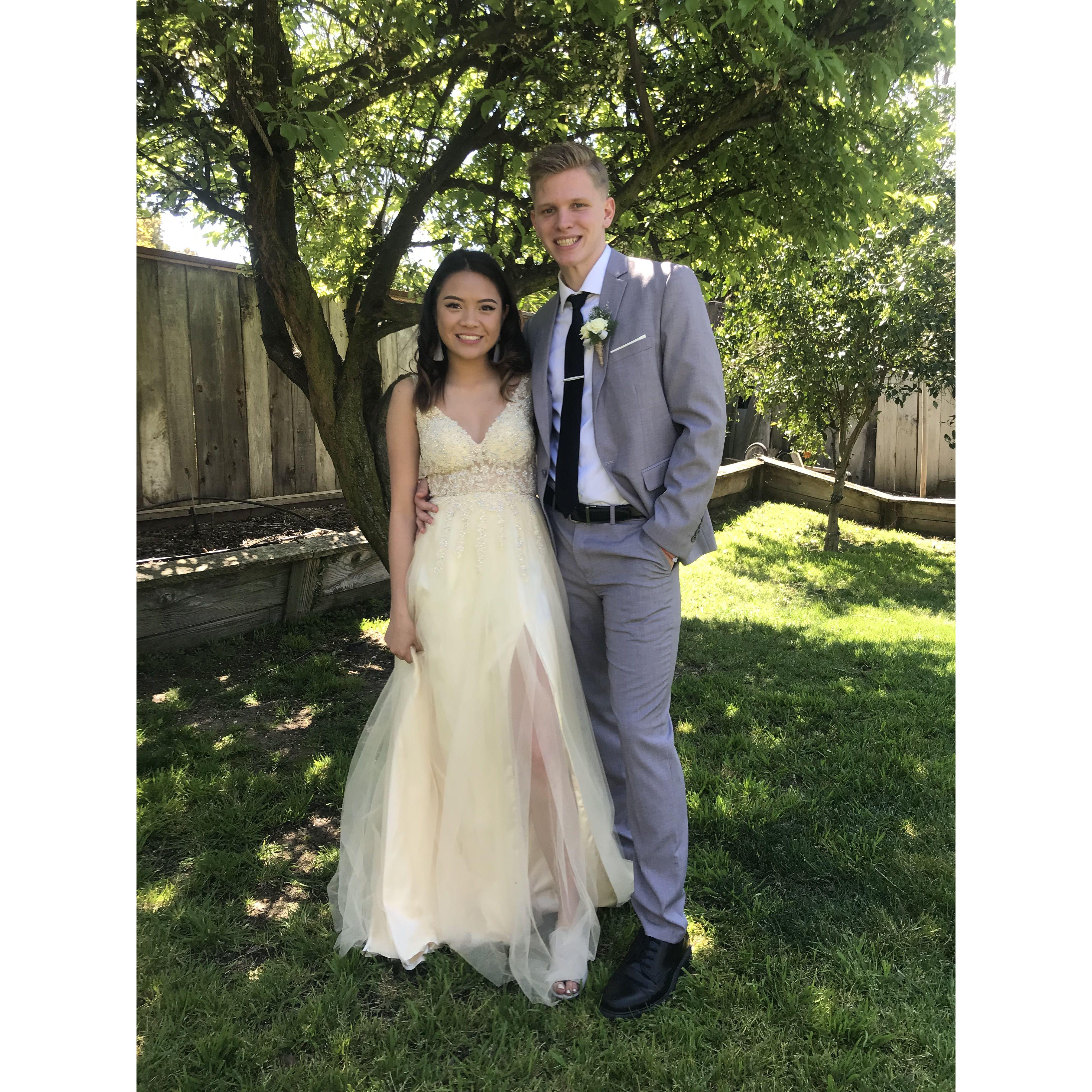 a throwback to senior year prom just for fun